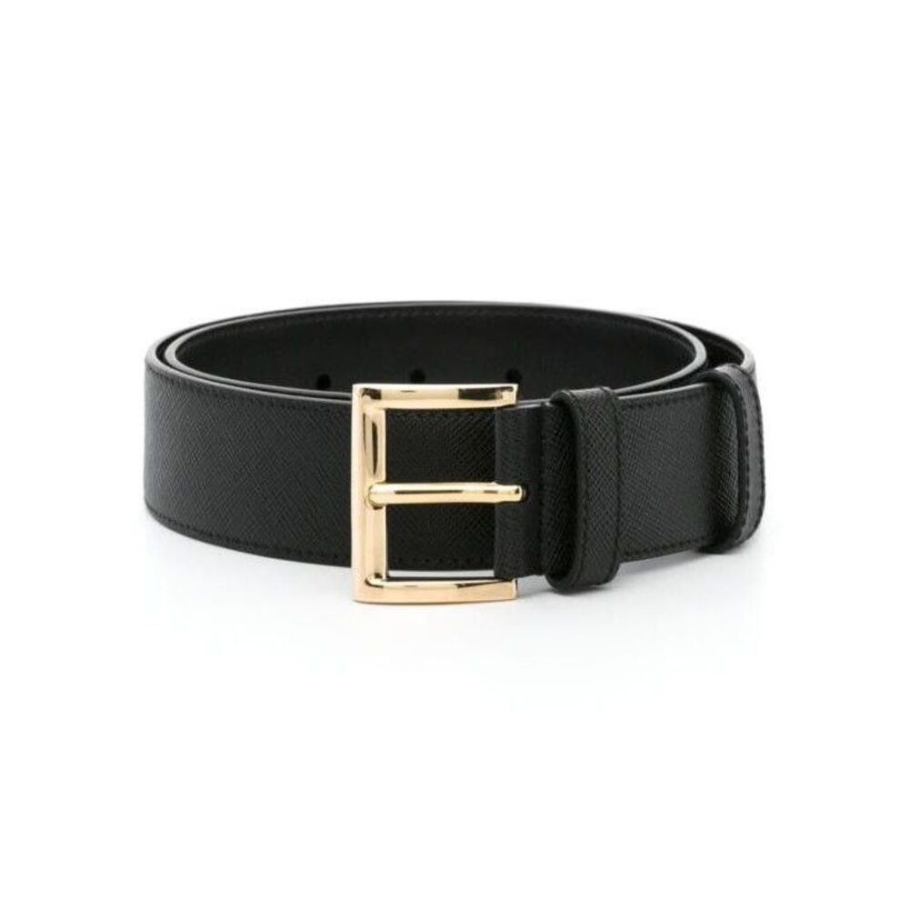Triangle Logo Leather Belt